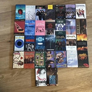 30 X HEAVY METAL Hard Rock CASSETTE TAPE Single SET LOT COLLECTION - Imagen 1 de 2