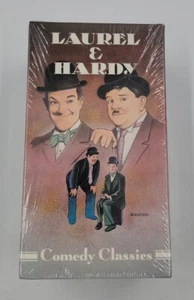Laurel & Hardy 3 Full Length Comedy Classics 3-Tape Set VHS Brand New Sealed - Picture 1 of 6