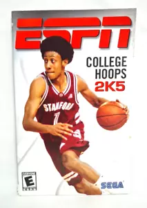 Vintage 2004 Originale Sony PlayStation 2 ESPN College Hoops 2K5 solo manuale libro - Foto 1 di 4
