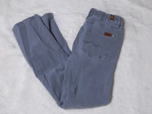 7 For All Mankind Kids Youth Unisex Gray Corduroy Pants Size 10 FREE S&H - Picture 1 of 10