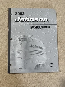 2003 JOHNSON OUTBOARD ST 4 STROKE 9.9, 15 HP SERVICE MANUAL #5005714 - Picture 1 of 2