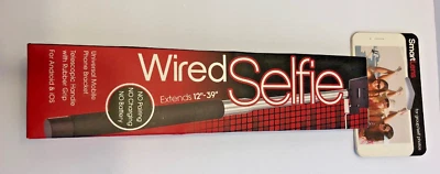 TZUMI Wired Smart Lens SELFIE Stick Extends 39" Group Self Pictures - Image 1 of 4