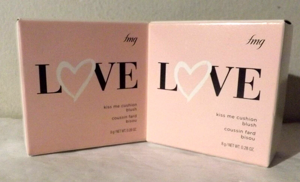 2 Lot New AVON fmg Colors of Love Kiss Me Cushion Blush - Orchid Kiss  - Image 1 of 1
