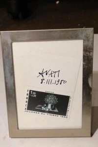 Mario AVATI Framed Signed Stamp Journee Du Timbre 1980 France Unique Item - Picture 1 of 1