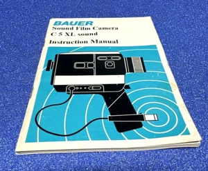 Bauer Sound Film Camera C 5 XL Instruction Manual  - Picture 1 of 3