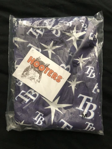 Tampa Bay Rays Pajama Pants Size medium M New In Package, Glow in Dark!! Hooters Cover