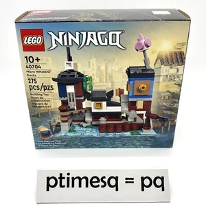LEGO VIP Insider Micro Ninjago City Docks Bauset 40704 - Brandneu - Bild 1 von 4