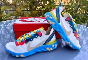 Nike React Element 55 Wmns Light Cream multi (2019) EUR 36 US 5,5 (W) BQ2728-201 - Foto 1 di 16