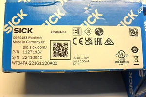 SICK WTB4FA-22161120A00 - 1127193 Photoelectric Sensor, NIB - Picture 1 of 3