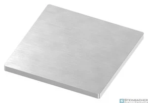 Piastra di ancoraggio in acciaio inox, 100x100x6mm, V2A | STEINBACHER© - Foto 1 di 3