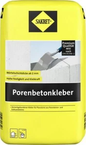 Sakret Porenbetonkleber 10 kg Fliesenkleber & Baukleber - Bild 1 von 3