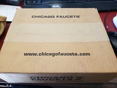 ORIGINAL CHICAGO FAUCETS 404-VCP Low Arc,Chrome,Chicago Faucets,404 NEW IN BOX - Image 1 of 4