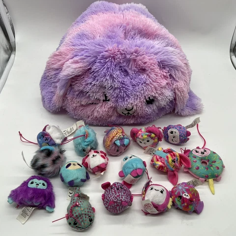 Pikmi Pops Flips Bunny Plush Rabbit Long Ear 1 Large 16 Mini Stuffed Animals Cover