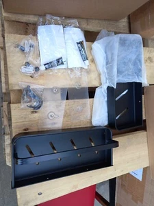 2 Stück Edelstahl Gewürzr. Küchenregal + Rollenhalter, Haken, Stange ohne Bohren - Bild 1 von 5