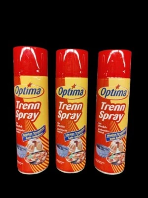 Backspray, Trennspray Optima, universell, Rapsölbasis, 3x 500ml Sprühdose  - Bild 1 von 2