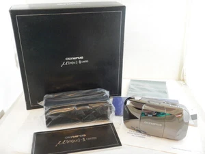 OLYMPUS μ mju LIMITED EDITION + Original Box 35mm f3.5 point&shoot MINT Cond - Foto 1 di 12