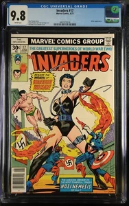 Invaders 17 CGC 9.8 WP 6/77 Marvel Comics Hitler app NEW SLAB! ๐ฅ๐ฅ๐ฅ - Picture 1 of 2