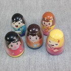 WEEBLES PLAYSKOOL Hasbro 2009 Wobble Figures Woman Man Singer Girl Drummer Toys