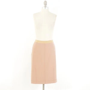 Malene Birger Skirt L Nude Stretch Elastic Waist Fitted Knee Length Pencil - Picture 1 of 6