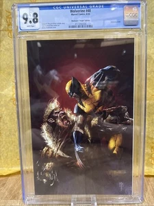 WOLVERINE #48 Graded Cgc 9.8 Comic MARCO MASTRAZZO Virgin Fire SABERTOOTH - Picture 1 of 7