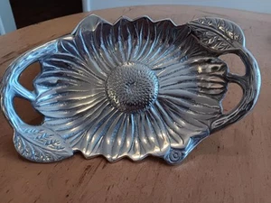 Silver Sunflower Trinket Dish - Bild 1 von 7