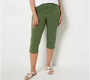 Susan Graver Wind Essentials Premm Strtch Pedal Drücker - Grün - Petite XXS-A501392 - Bild 1 von 2