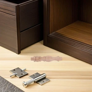  12 piezas remates de postes de barandilla de madera maciza para pasamanos de decoración de interiores - Imagen 1 de 12