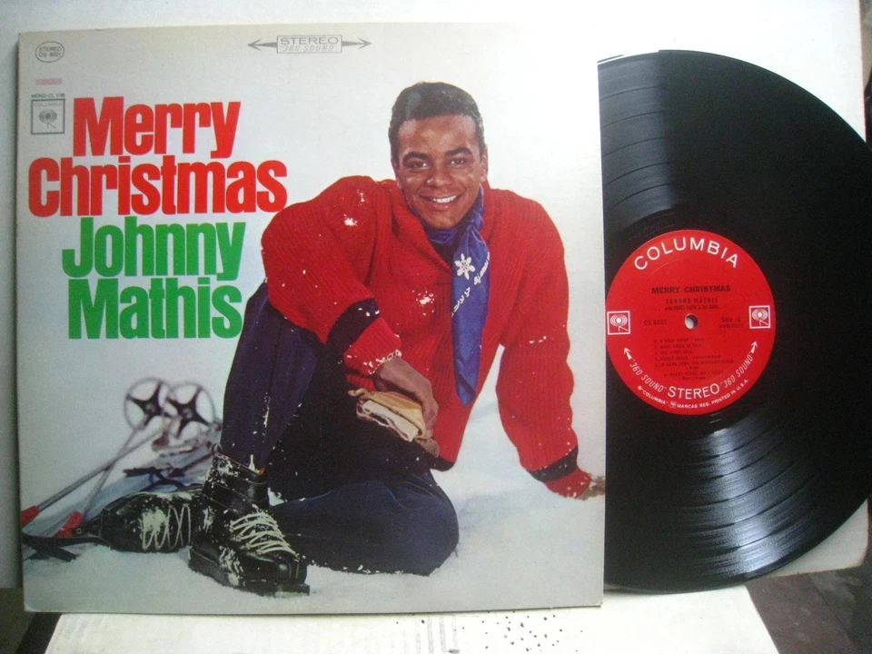 Johnny Mathis Merry Christmas *Columbia CS 8021 LP stereo - Image 1 of 1