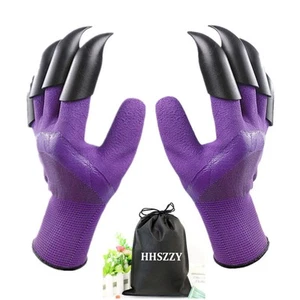Gardening Gloves with Claws, Waterproof, Breathable, for Digging Planting, Pu... - Picture 1 of 9
