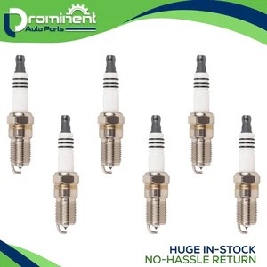 6 Platinum Spark Plugs for 1991-2011 Ford Lincoln Mazda Mercury SP432 AGSF32FMX - Foto 1 di 8