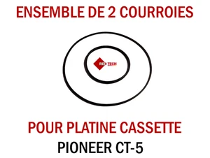 PIONEER CT-5 PLATTENSPIELER KASSETTE TONBANDGERÄT SET MIT 2 RIEMEN PRO QUALITÄT - Bild 1 von 1