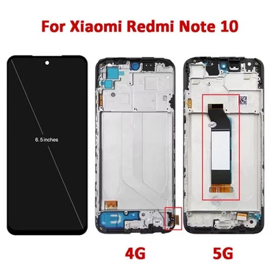 LCD Display For Xiaomi Redmi Note 10 TFT Touch Screen Digitizer Replacement Part - Image 1 of 4