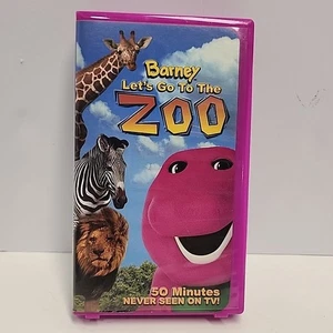 Barney - Lets Go to the Zoo (VHS, 2001) - Picture 1 of 8