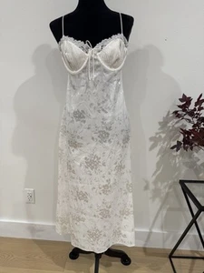 For Love & Lemons Maxikleid Lenora Spitze weiß Gr. XL - Bild 1 von 16
