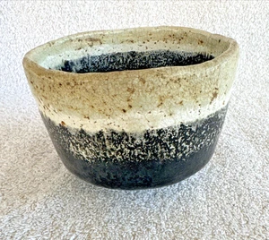 Tazón de té Chojiro Daikoku Matcha Bowl Kuroraku de Sasaki Akiraku inscrito - Imagen 1 de 15