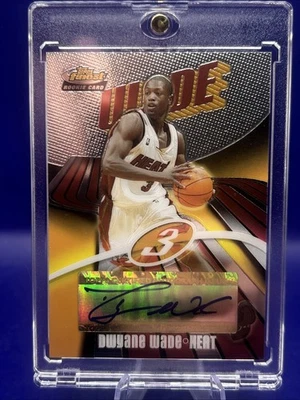 DWYANE WADE 2003-04 Topps Finest #158 Rookie Auto /999 Miami Heat - Image 1 of 4