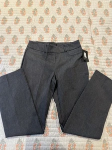 Rekucci Womens Ease Into Comfort Barely Bootcut Stretch Pants 12, Charcoal NWT - Picture 1 of 4