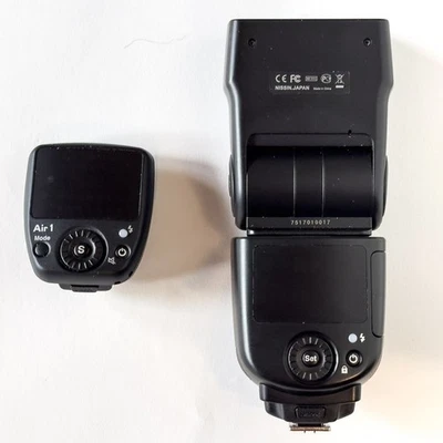 Nissin Air1 Commander + Di700A Flash for Lumix/Olympus 4/3rds w/BATTERIES & CHGR - Image 1 of 4