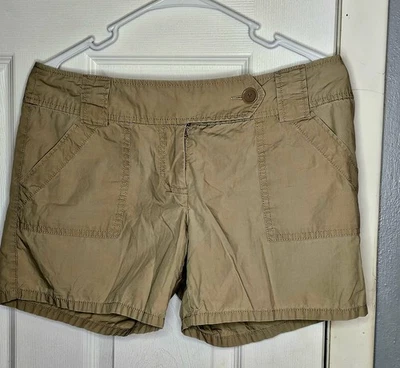 Shorts cargo femininos bronzeados The Limited - Imagem 1 de 4