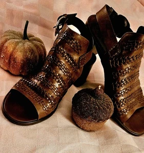 Brighton Twine Pantolette Sandale 2,5" Absatz - Größe 9 - braun Herbst gebraucht - Bild 1 von 12