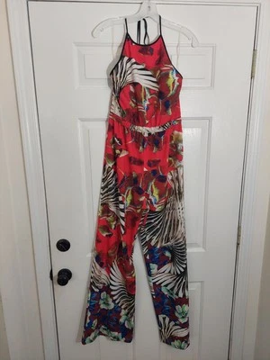 Mono halter floral para mujer Clover Canyon, talla mediana nuevo con etiquetas Foto 1 de 4