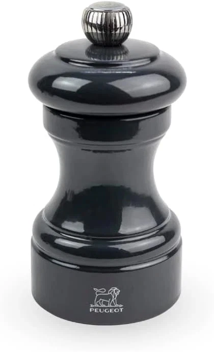 Peugeot Bistro Slate Grey Lacquer Salt Mill - 10cm/4" - Image 1 of 1