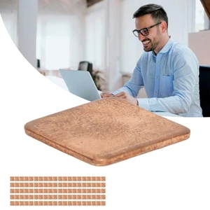 100x Copper Pad Shim Thermal Conductivity Burr Free Copper Shim Heatsink For SAL - Afbeelding 1 van 43