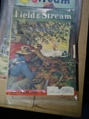 FIELD & STREAM NEW FISHING LAWS APRIL 1948 MAGIZINE VTG RARE AD SPORTS SPORTSMAN - Image 1 of 4