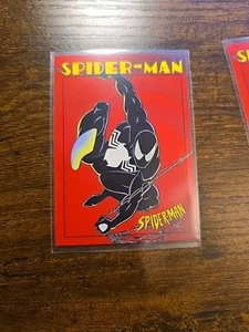 Tarjeta coleccionable Spider-Man Marvel Spider-Man 1997 Fleer Skybox # 4 casi nueva - Imagen 1 de 2