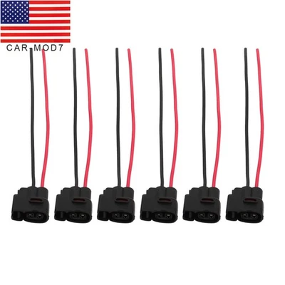 Ignition Coil Connector Plug Harness Wire for Kia Toyota 6-Pin 610-00119 - Image 1 of 4
