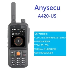 Teléfono inteligente ANYSECU A420 4G Red Radio WiFi Desbloqueado Trabajo Zello Real-PTT Zello - Imagen 1 de 7