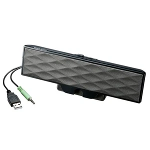 Sanwa Supply USB Powered Soundbar Speaker MM-SPL11UBKN Black - Picture 1 of 9