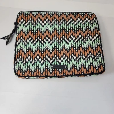 Vera Bradley Tablet Sleeve Case Pouch Bag Sierra Stream Quilted Ikat School Work - Image 1 of 4