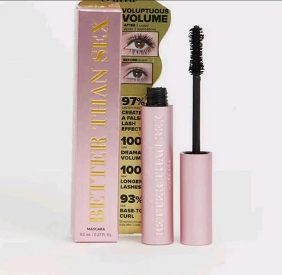 TOO FACED BETTER THAN SEX VOLUMIZING MASCARA~BLACK~ 0.27 FL. OZ - Image 1 of 4